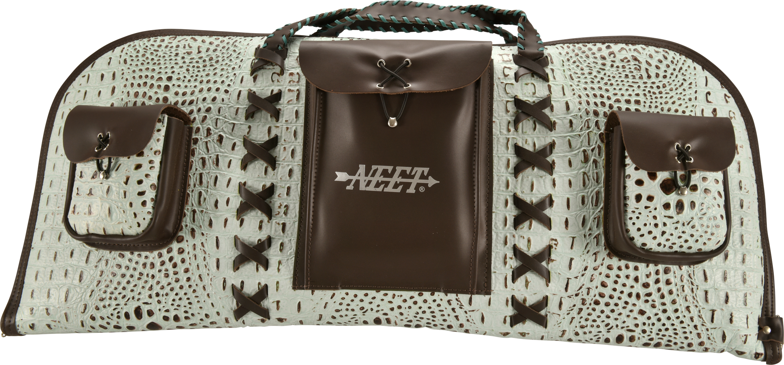 NEET Traditionelles Take-Down Recurve Weichetui TD-7 Alligator geprägt