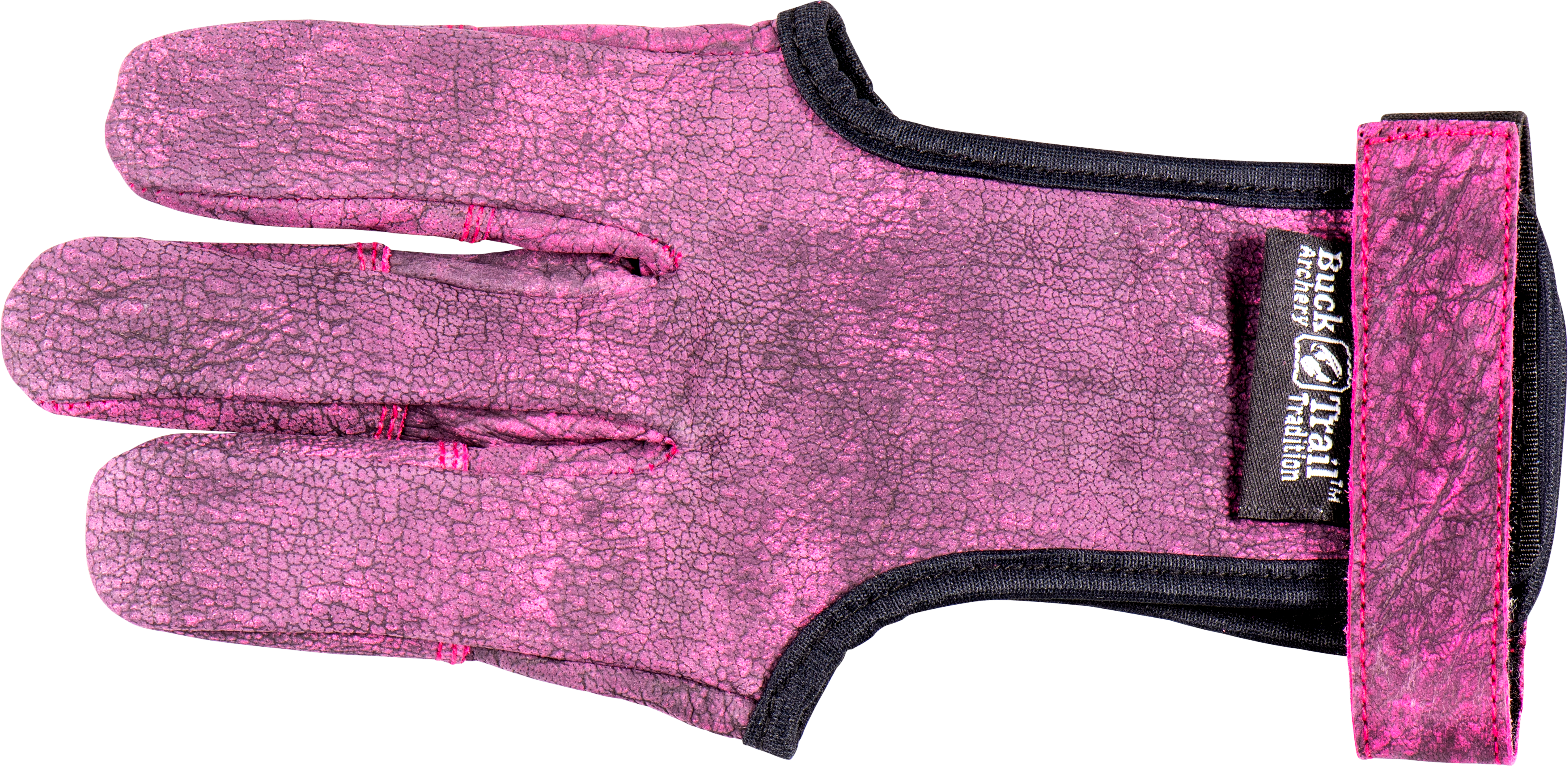 BUCKTRAIL SCHIESSHANDSCHUH MUI PINK VOLLE HANDFLÄCHE LEDER MIT VERSTÄRKTEN FINGERKUPPEN