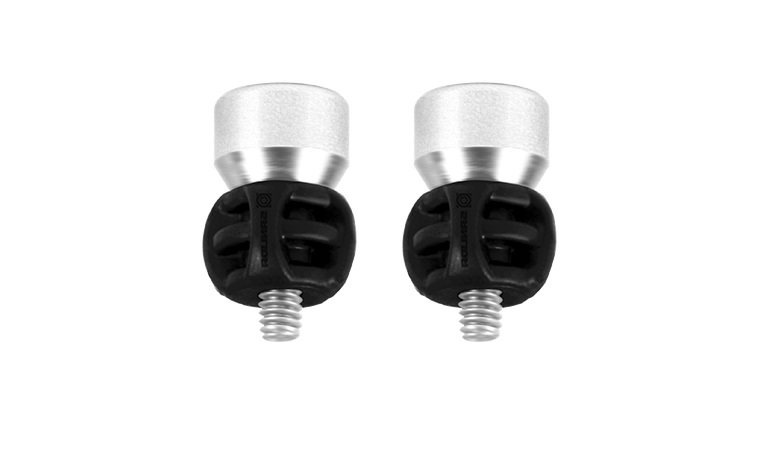 SANLIDA X10 TARGET VISIER DAMPER SCHWARZ PAAR