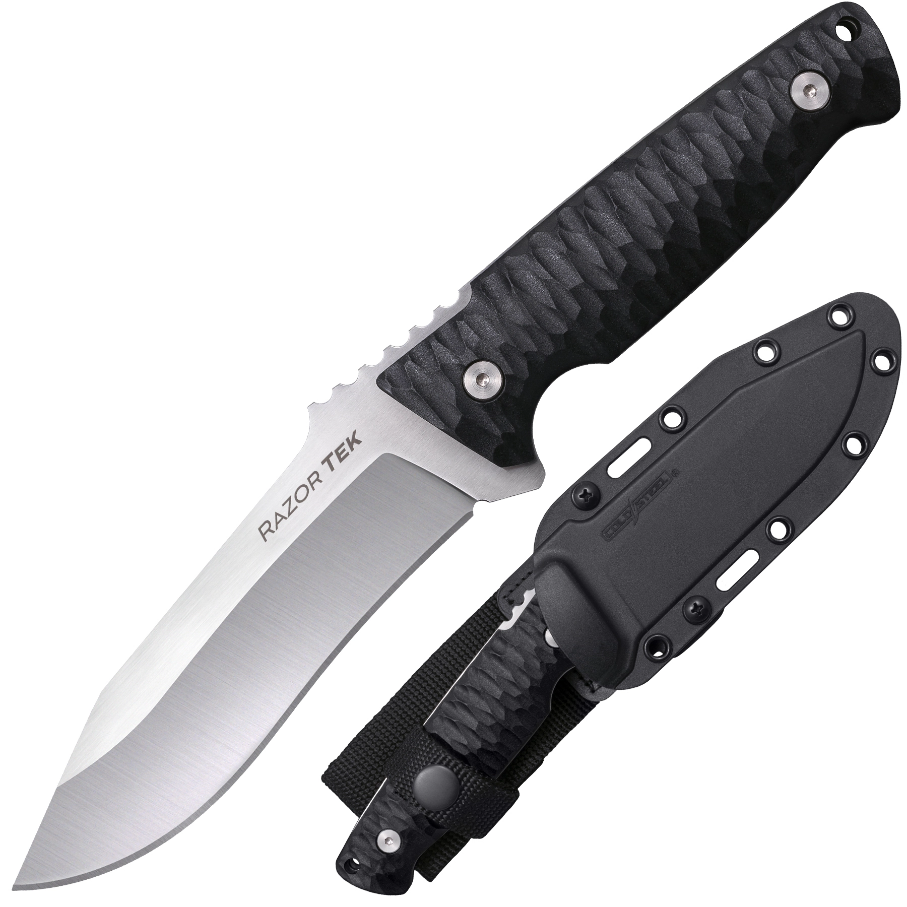 COLD STEEL 5" RAZORTEK SCHWARZ GFN GRIFF