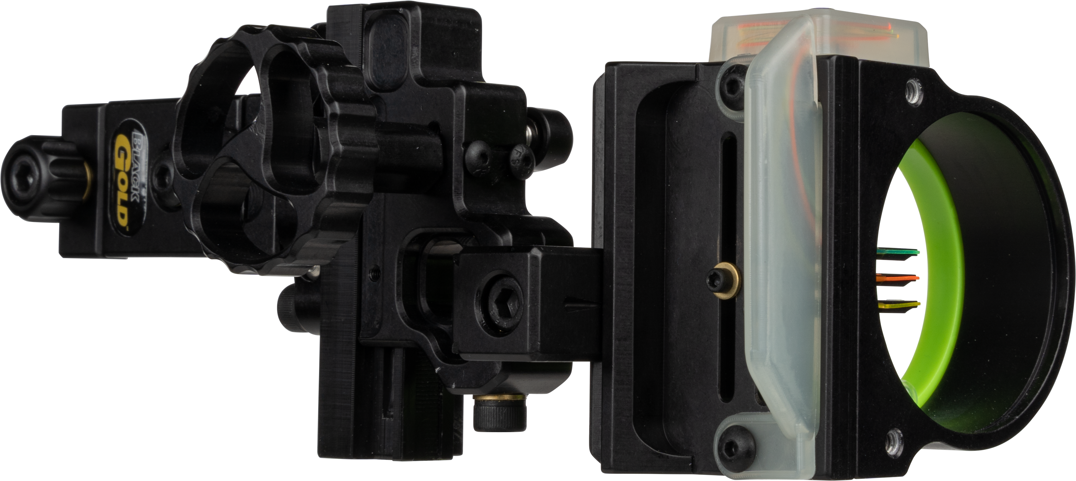 BLACKGOLD HUNTING & 3D SIGHT PRO HUNTER HD INLINE QUICKLINK BASE/ 3 PIN .019 RH BLACK