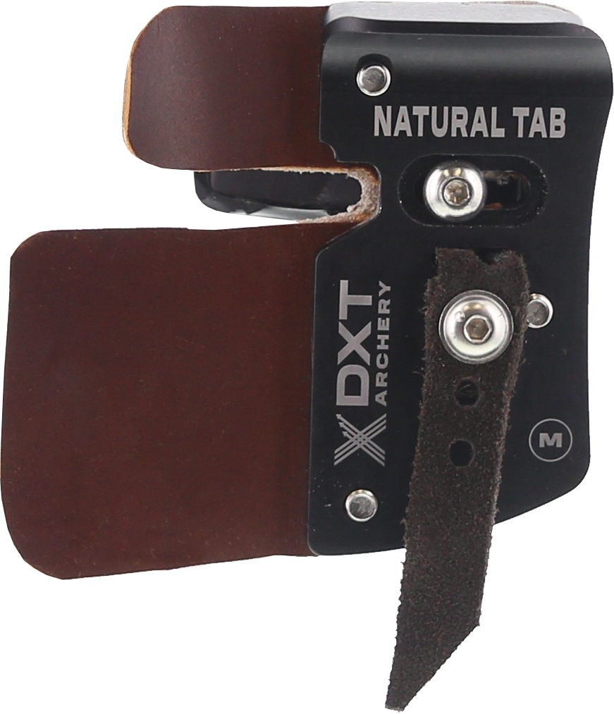 DXTARCHERY OLYMPIC RECURVE TAB NATURAL CORDOVAN