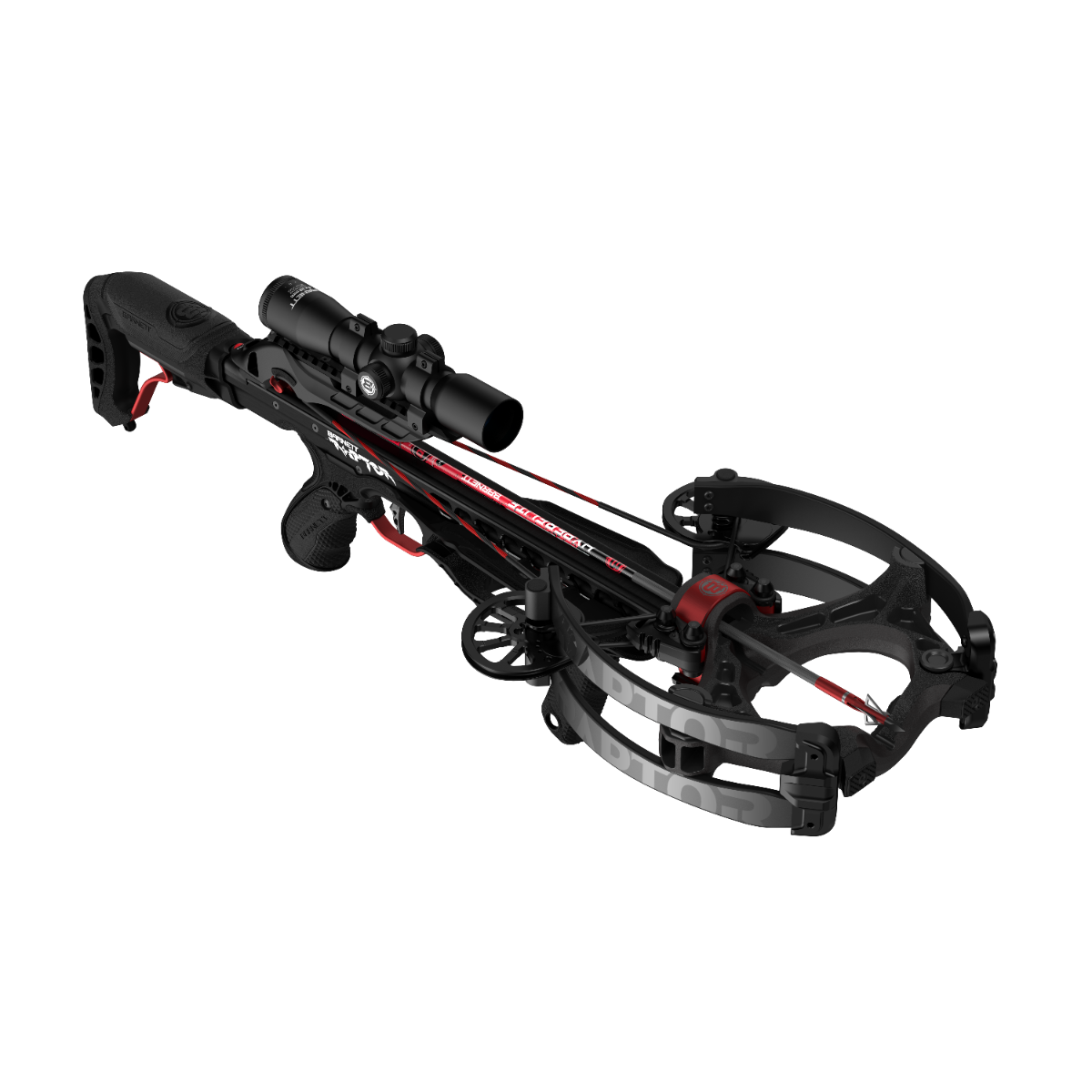 BARNETT CROSSBOW PACKAGE HYPER RAPTOR 410fps 205LBS 4x36mm ILLUM. SCOPE