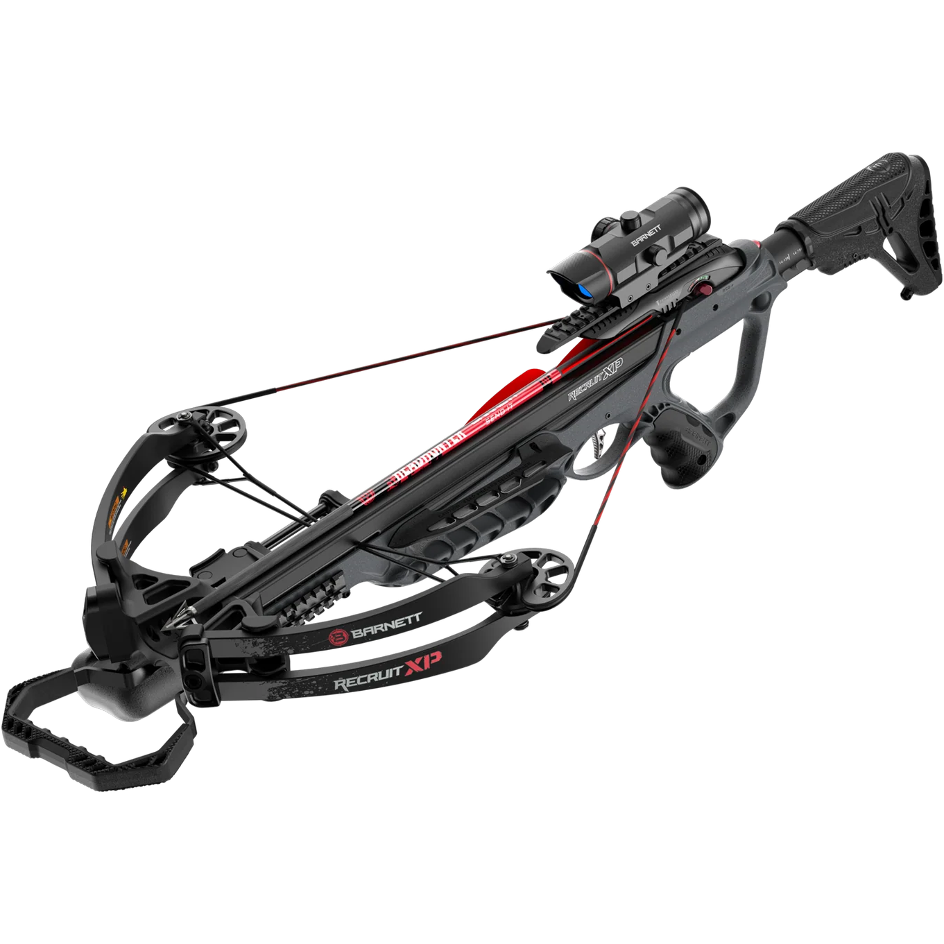 BARNETT RECRUIT XP 350fps 150LBS 1x30mm 3 DOT SCOPE COMPOUND CROSSBOW SET