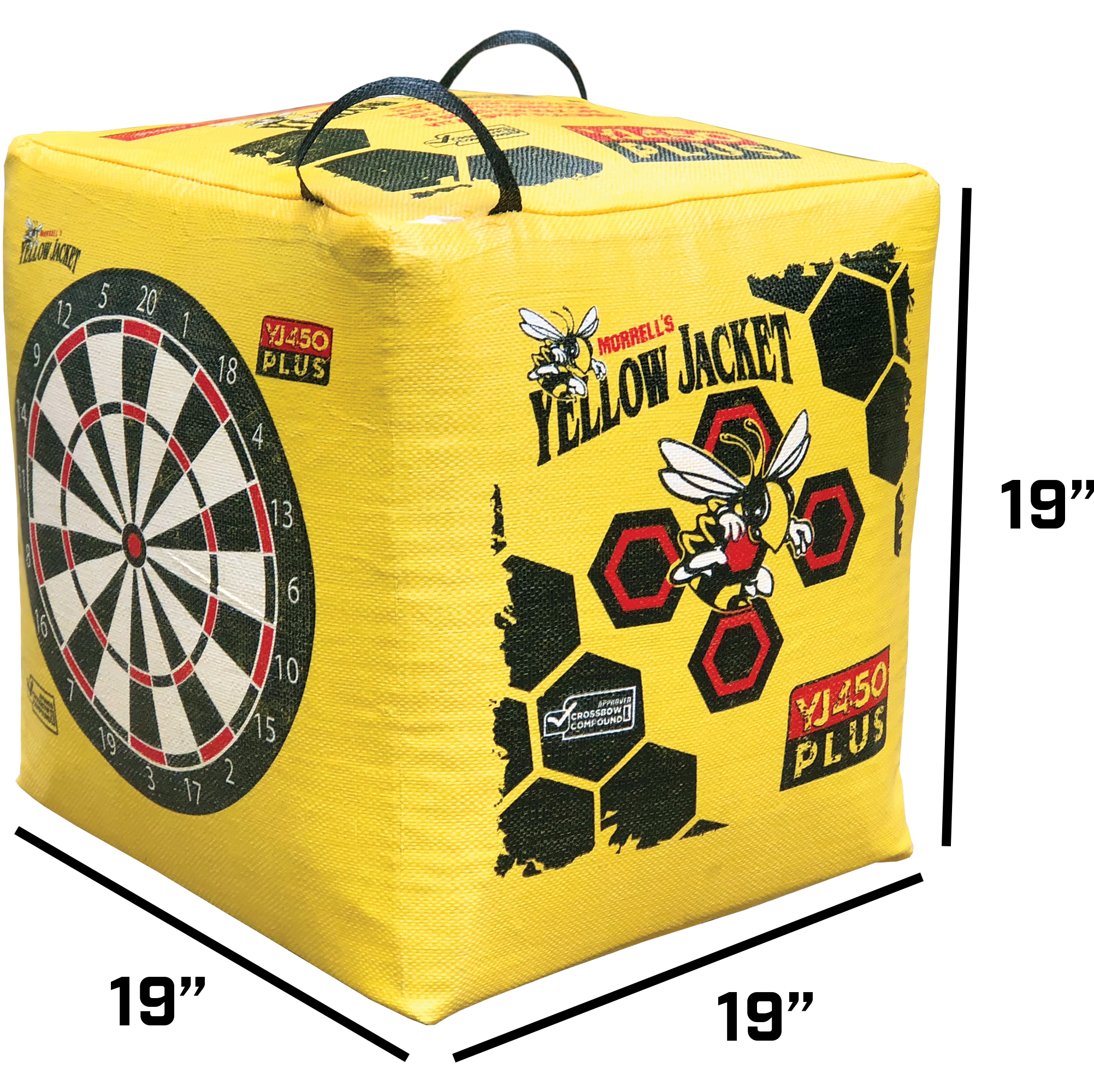 MORRELL PORTABLE TARGET YELLOW JACKET YJ-450 PLUS - 19"x19"x19"