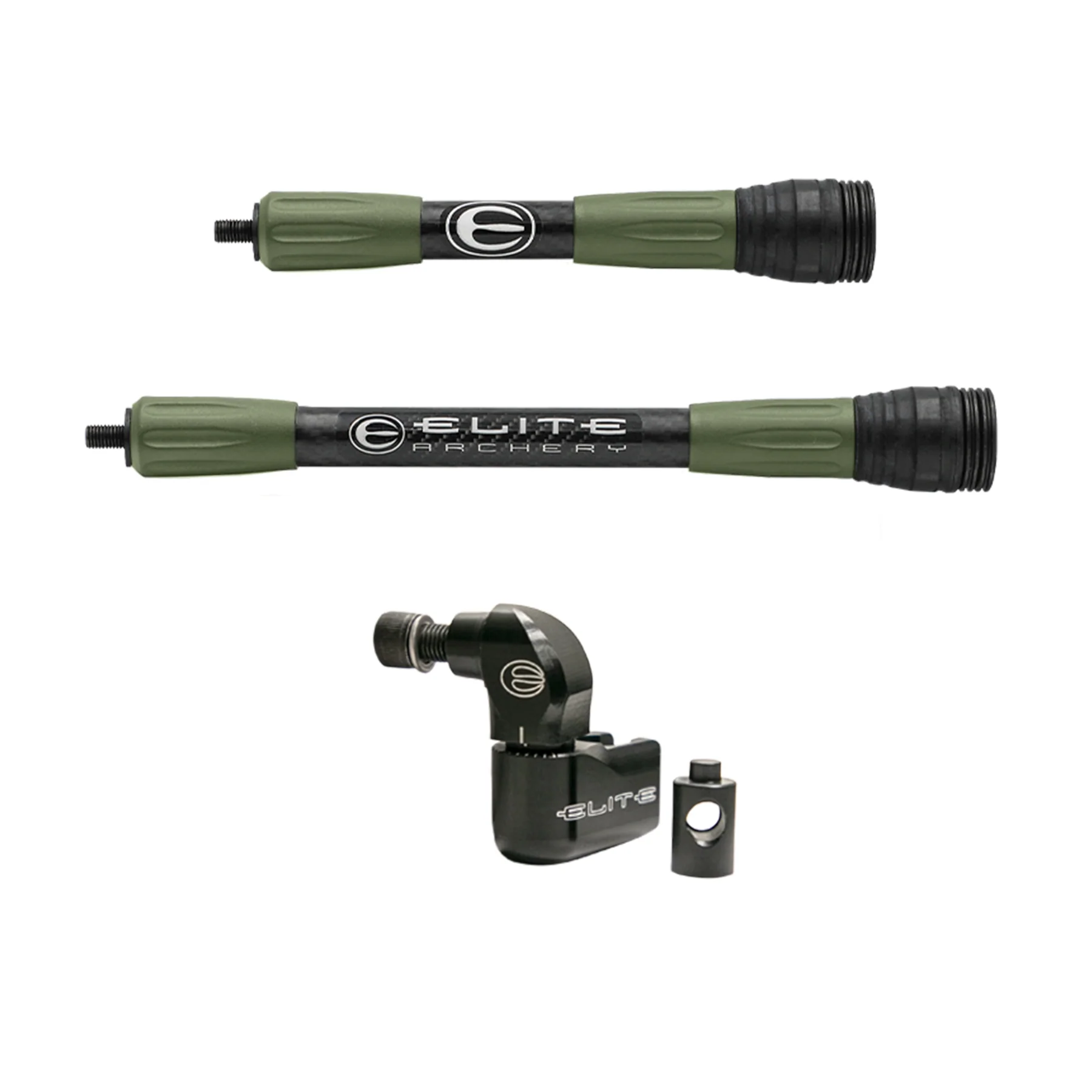 ELITE CARBON MICRO STABILIZER KIT 8" - 10"- OD GREEN