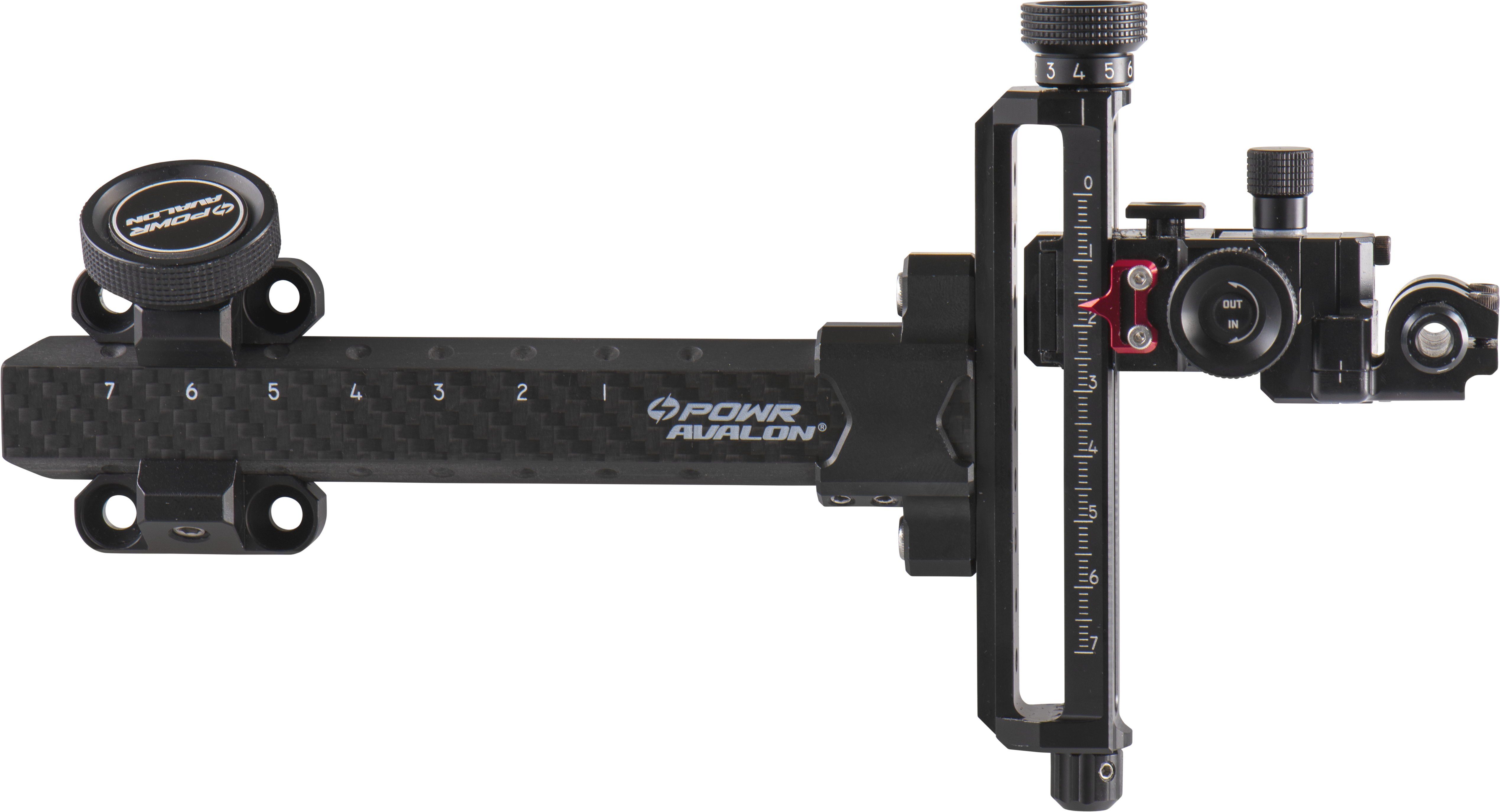 AVALON COMPOUND SIGHTS POWR CARBON BAR / EXT 6"