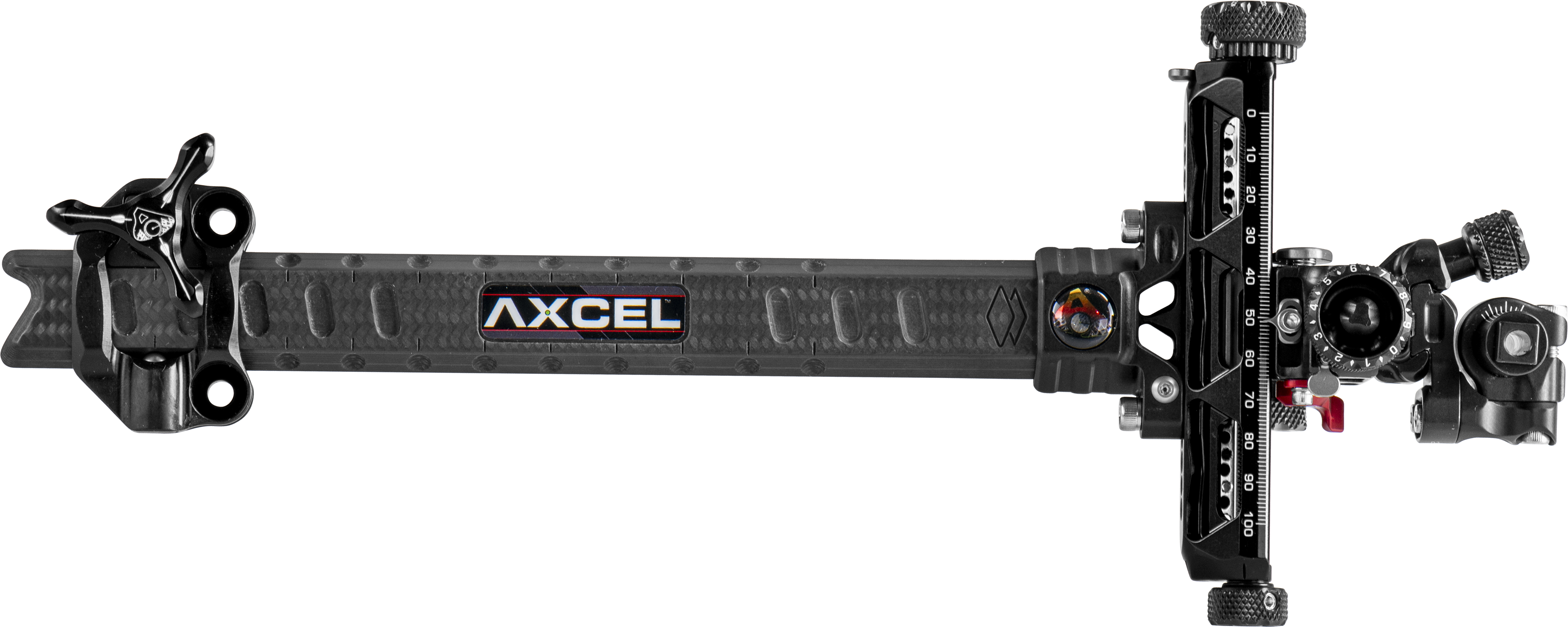 AXCEL COMPOUND SIGHTS ACHIEVE XP PRO UHM DIAMOND WEAVE CARBON BAR / EXT 9"