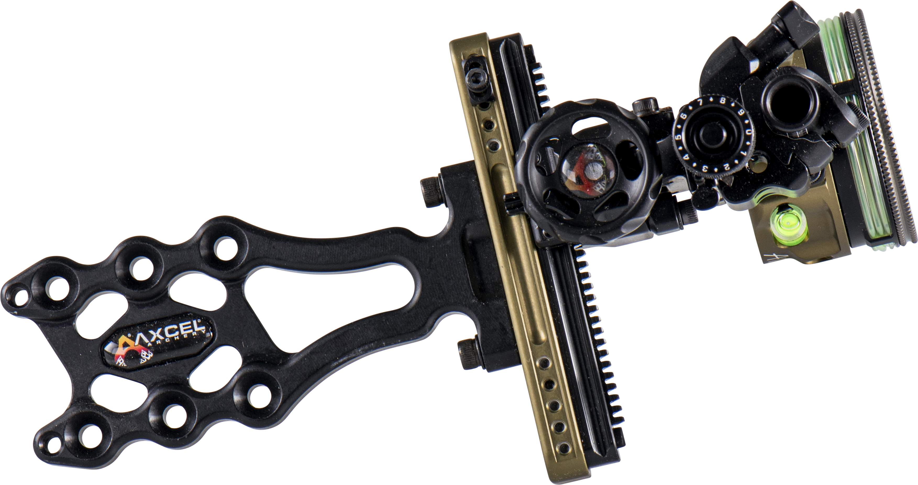 AXCEL HUNTING & 3D SIGHT LANDSLYDE SLIDER ACCUSTAT II SCOPE - 3 PIN .019 TACTICAL BOWHUNTING