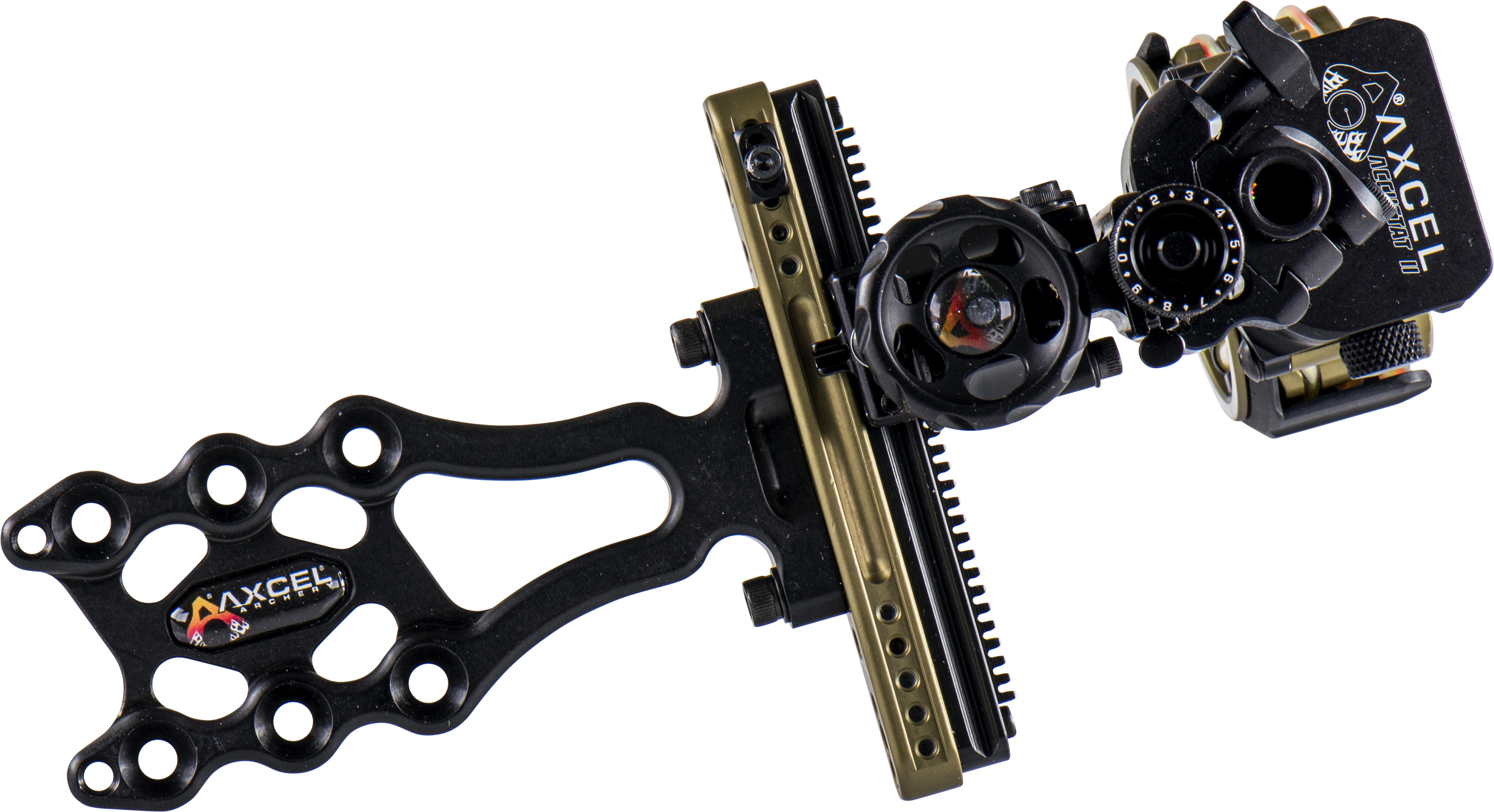 AXCEL HUNTING & 3D SIGHT LANDSLYDE SLIDER ACCUSTAT II SCOPE - 4 PIN .019 TACTICAL BOWHUNTING