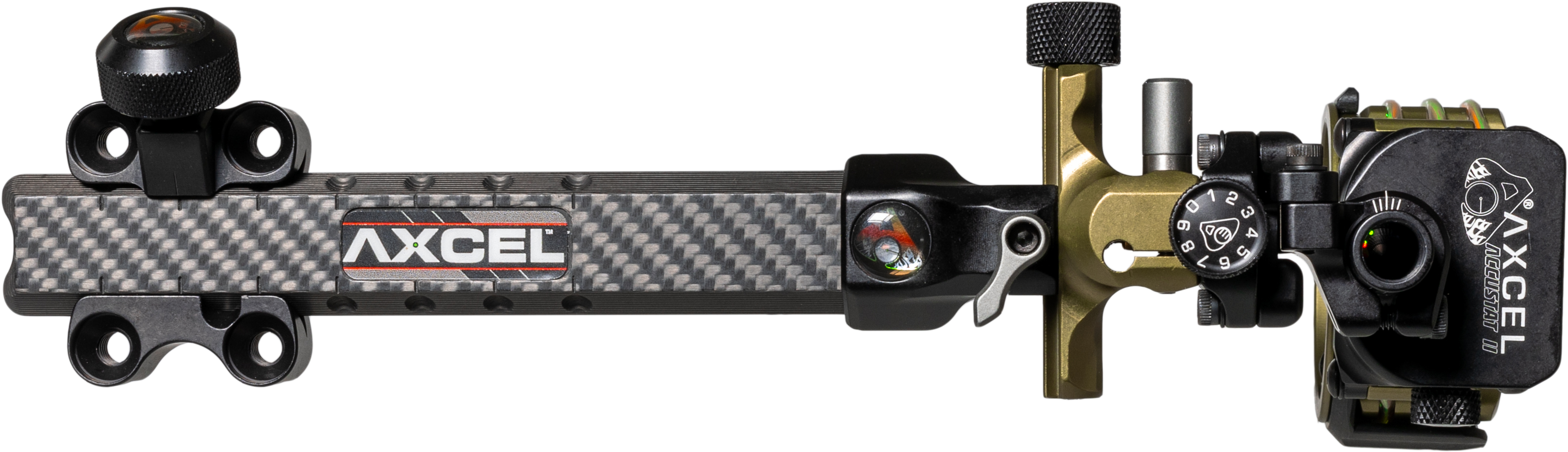 AXCEL ARMORTECH LITE PRO - CARBON PRO BAR 41mm - 3 PIN .019 TACTICAL BOWHUNTING/BLACK