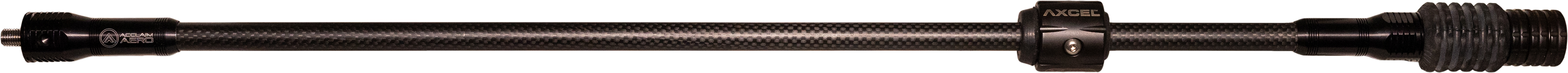 AXCEL TARGET STABILIZER MONO CARBON CARBOFLAX ACCLAIM AERO 500 - 24" - BLACK/BLACK