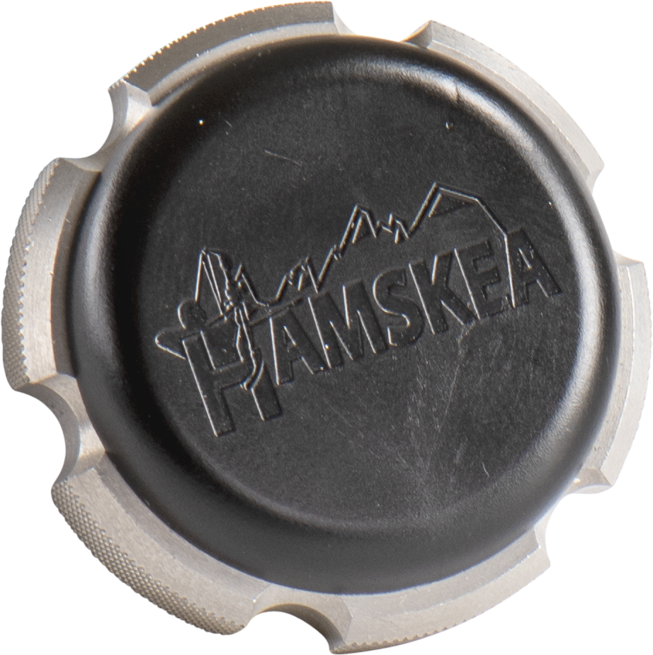 HAMSKEA QUICK CHANGE STABILIZER WEIGHT w/LINX-LOCK TECH 1oz ENDCAP SILVER/RUBBER