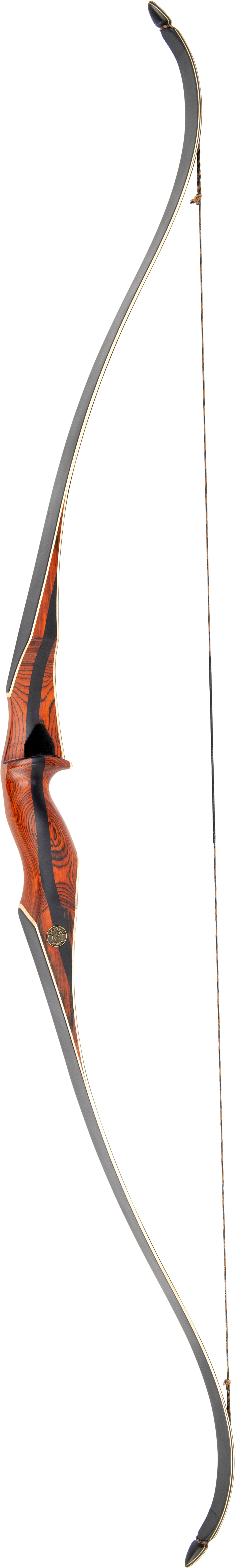 BUCKTRAIL BLACK NYALA ONE-PIECE RECURVE BOW