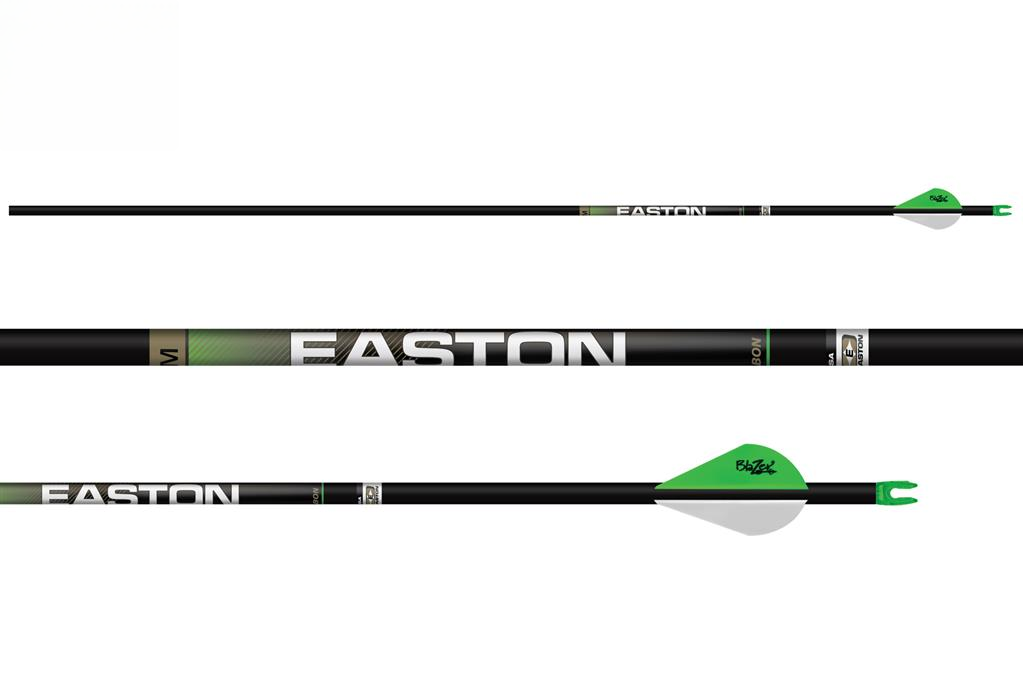 EASTON PFEILE CARBON AXIS 4MM LONG RANGE 250 2" BLAZER VANE 36/PK