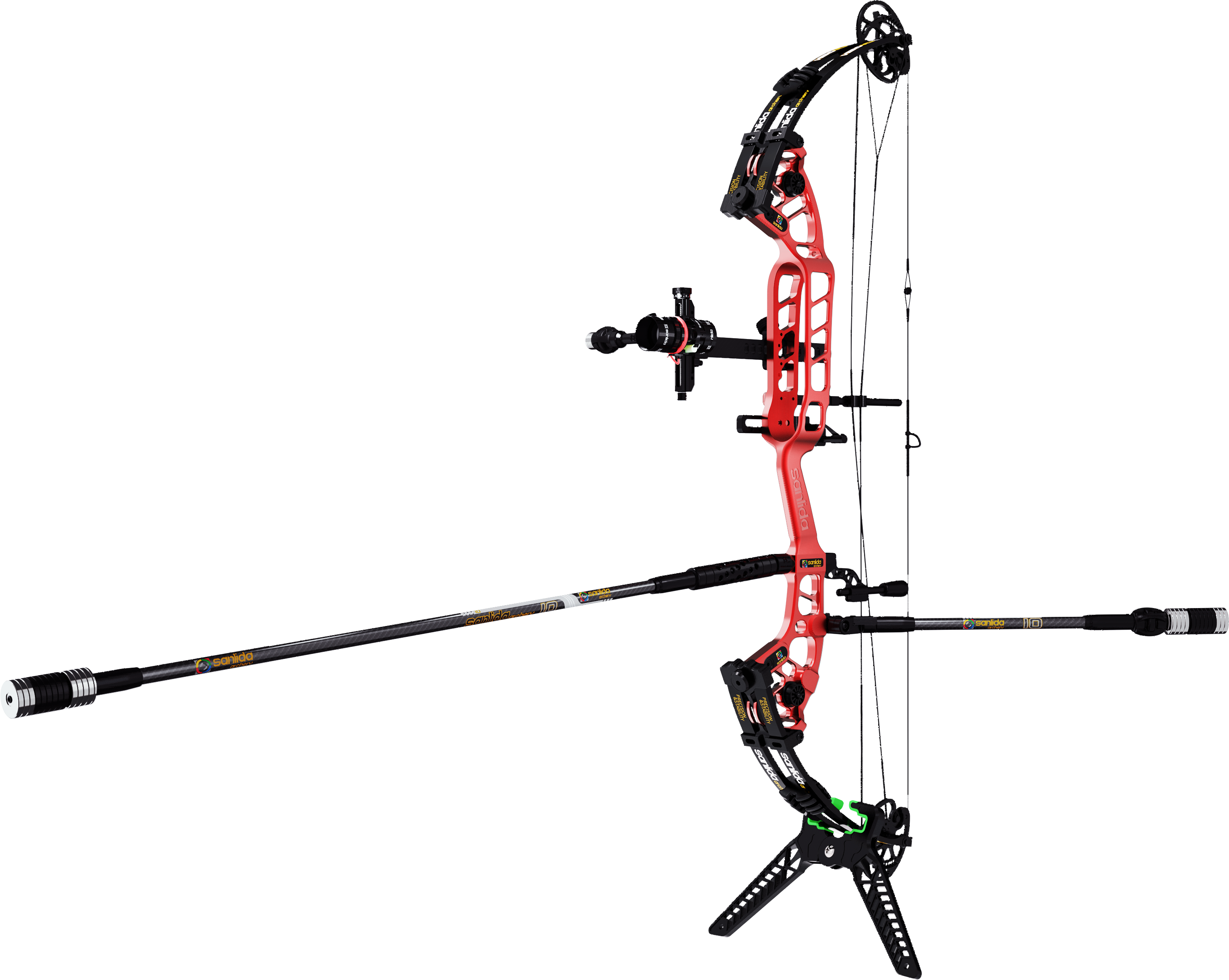 SANLIDA HERO 10 II 37" ADVANCED COMPOUNDBOGEN PAKET RH