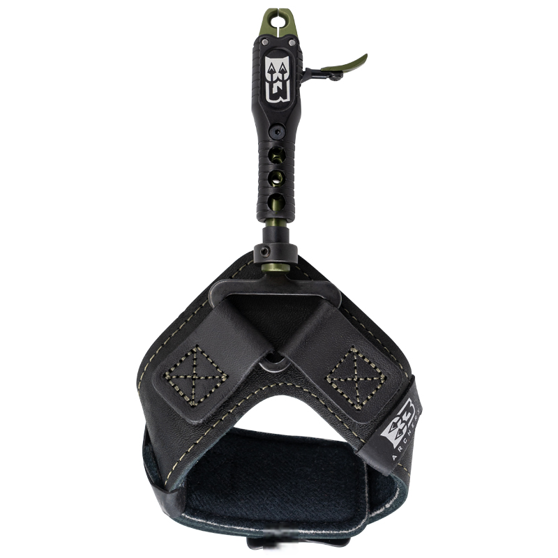 B3ARCHERY CLASH SWIVEL CONNECTOR HANDGELENK-RELEASE ZEIGEFINGER-SCHNALLENBAND SCHWARZ