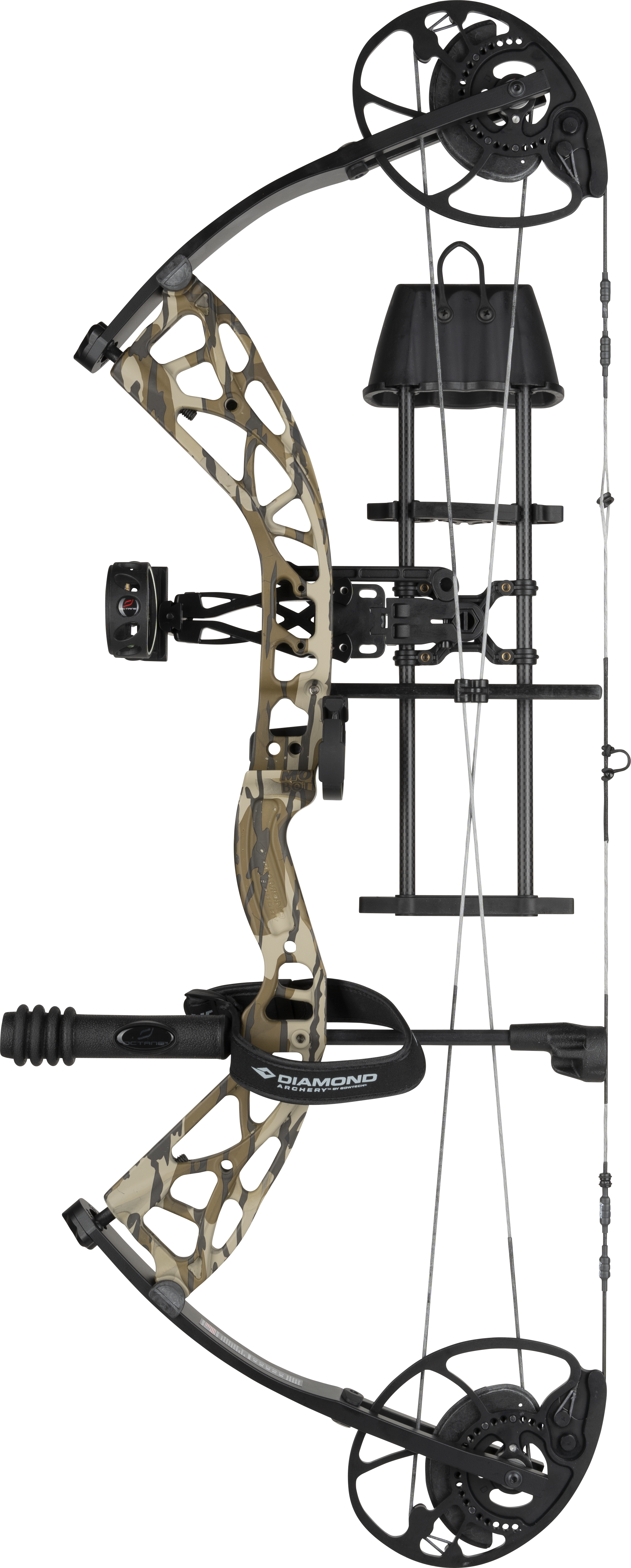 DIAMOND COMPOUNDBOGEN PAKET PRO MAX DEADLOCK CAM W/ ROT.MOD 20-70LBS 16-31" MOSSY OAK BOTTOMLAND