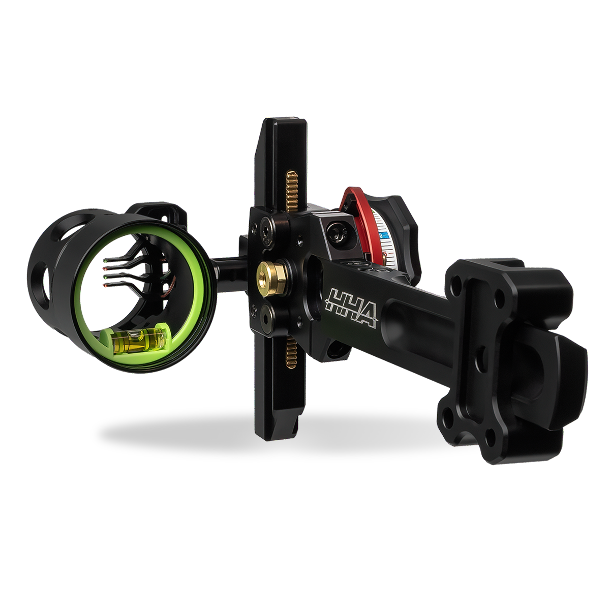 HHA Compound-Visier Nytrx Pro X4 4-Pin 4"-5" Dovetail .010"