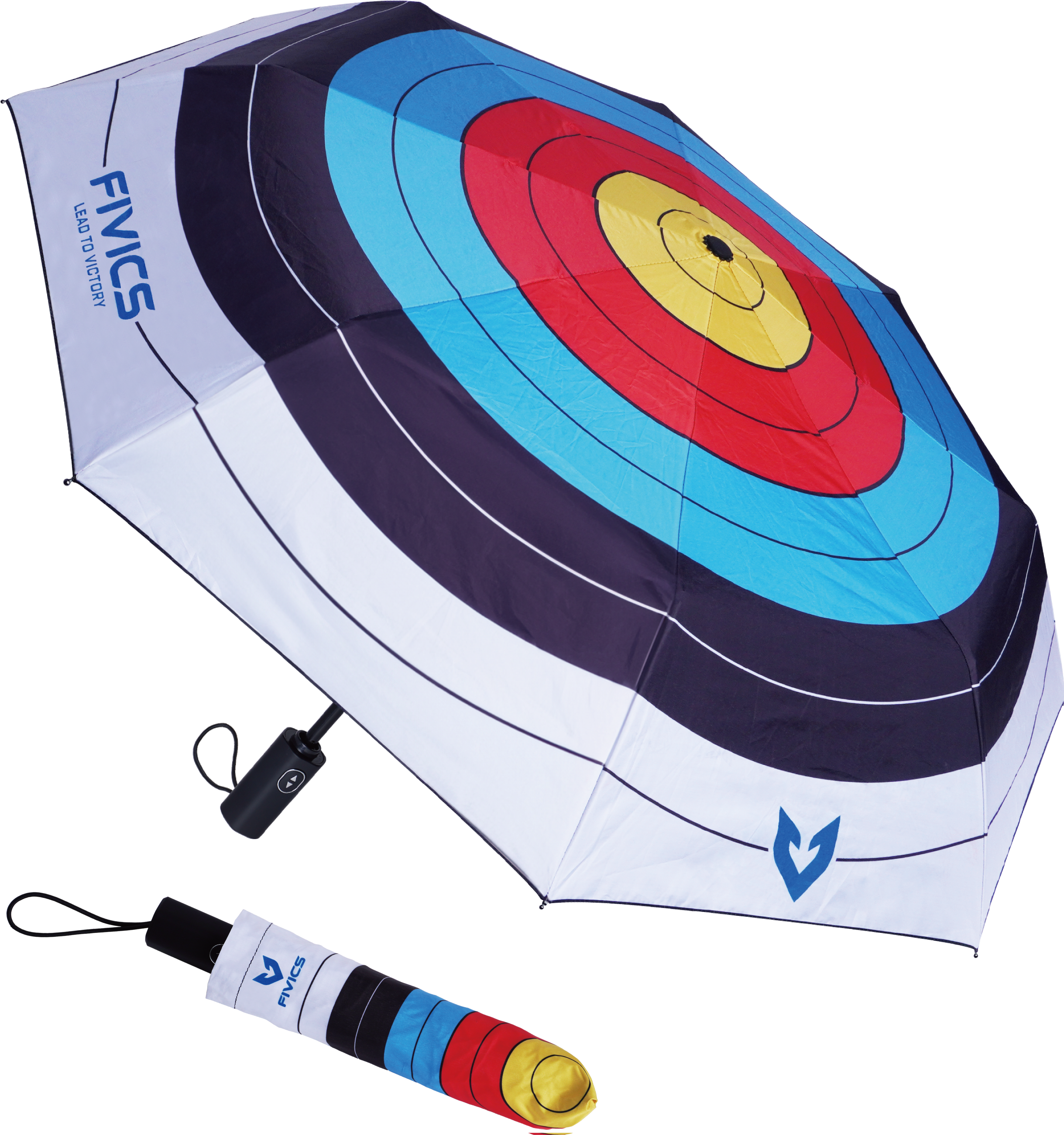 FIVICS TARGET THREE-FOLD UMBRELLA