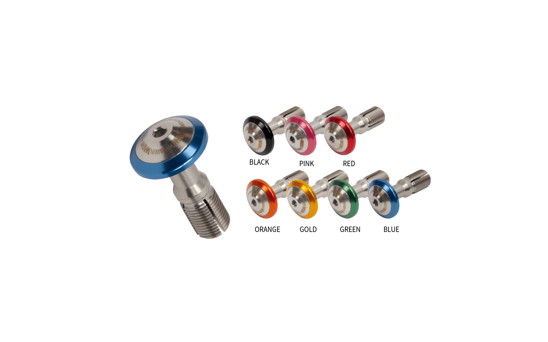 WIAWIS COLOR STAINLESS STEEL TILLER BOLT