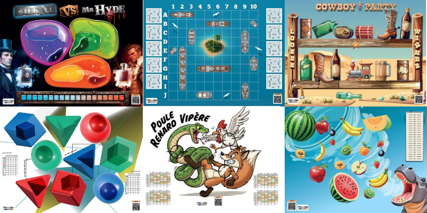 PEDAGO SET OF 30 GAME FACES