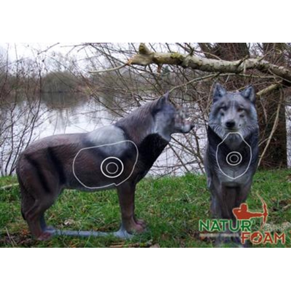 NATUR FOAM 3D-Ziel Wolf - stehend