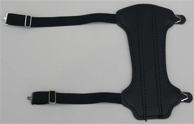 GOMPY EINZEL ARMSCHUTZ AB3 EINZEL LEDER 2 VERSCHLUESSE SCHWARZ