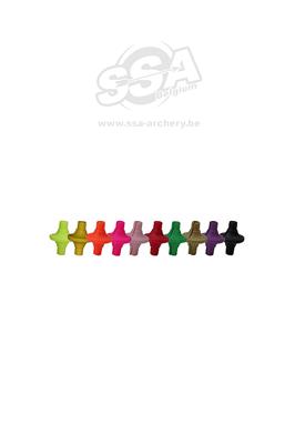 FLEXARCHERY FLEX-ARCHERY LARGE BLACK 100/PK KISSER BUTTON