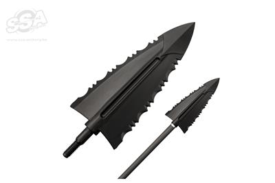 COLD STEEL CHEAP SHOT POLYMER 125GR 2-BLADE 10/PK FIXED BLADE BROADHEADS