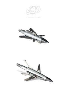 NAP SPITFIRE DOUBLE CROSS 100 GR 3 BLADE 3/PK EXPANDABLE BROADHEADS