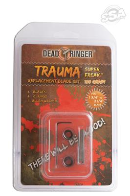 DEADRINGER TRAUMA SUPER FR 100GR 2BLADE 6/PK REPLACEMENT BLADES