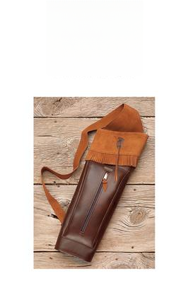 NEET KÖCHER FÜR TRADITIONELL RÜCKENKÖCHER T-BQ-20 VINYL/TAN LH BRAUN