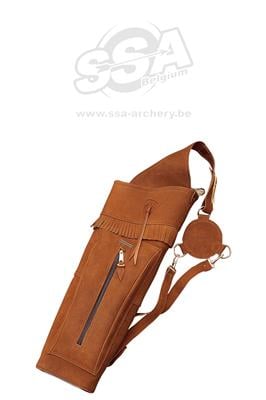 NEET KÖCHER FÜR TRADITIONELL RÜCKENKÖCHER T-BQ-2 LEDER LH BRAUN