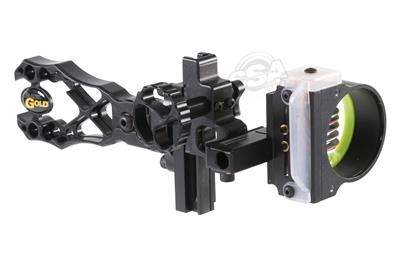 BLACKGOLD HUNTING & 3D SIGHTS ASCENT VERDICT / SINGLE PIN .019" MICRO RH BLK