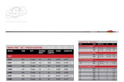 CARBONEXPRESS SCHAFT CARBON NANO-PRO RZ 12/PK