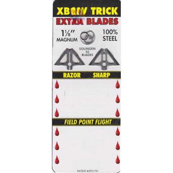 SLICKTRICK JAGDSPITZE TEILE XTRA KLINGEN FÜR XTRICK 1