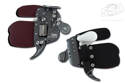 DECUT OLYMPIC RECURVE TAB WITH ANCHOR PAD SUWIN ALU FRAME LEATHER