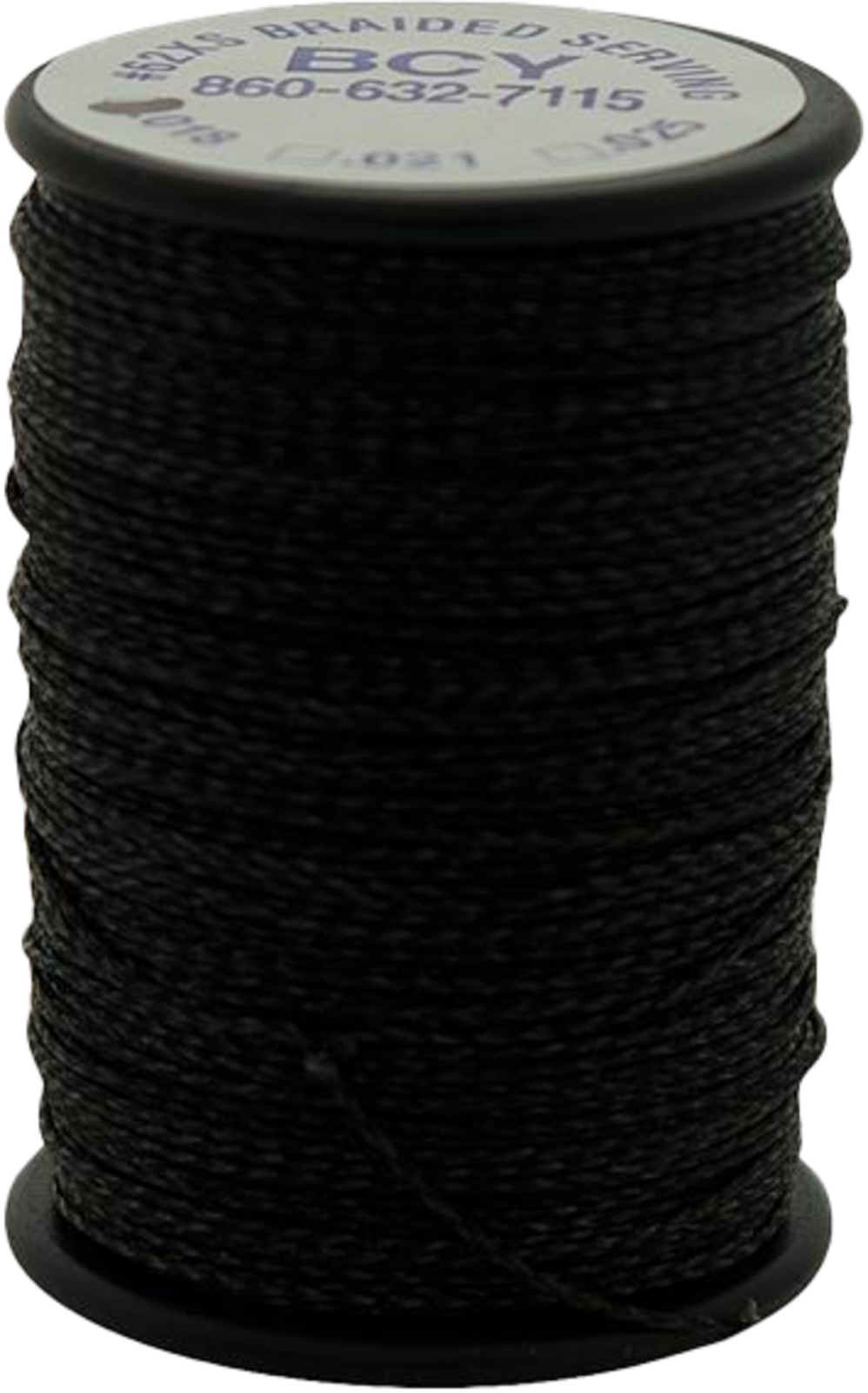 BCY Braided *62XS Jig dia .014" JIG schwarz, Wickelgarn