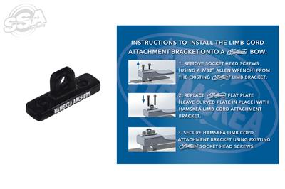 HAMSKEA LIMB CORD ATTACHMENT BRACKET(Mathews only) ARROW REST PART