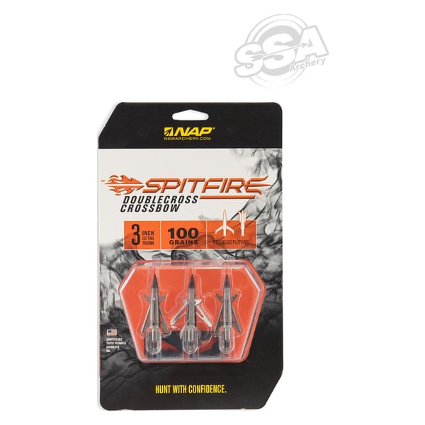 NAP ARMBRUST AUSKLAPPBARE JAGDSPITZEN SPITFIRE 3/PK - Immagine 2