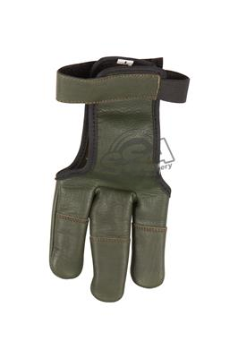 BUCKTRAIL SCHIESSHANDSCHUHE FOREST VOLLE HANDFLÄCHE LEDER MIT VERSTÄRKTEN FINGERKUPPEN