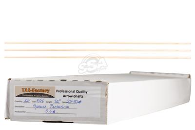 TAS WOODEN SHAFTS SPRUCE PREMIUM WOOD - DIA 11/32 - 100/PK