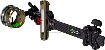 AXCEL LANDSLYDE CARBON PRO SLIDER AVX-41 ZIELFERNROHR - 1 PIN .029 ROT/TACTICAL BOWHUNTING