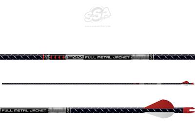 EASTON SHAFTS FMJ 5MM w/ HALFOUT INSERTS 12/PK