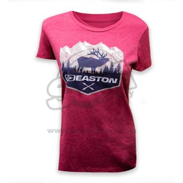 EASTON FRAUEN ELCH BERG T-SHIRT ROT X-GROSS