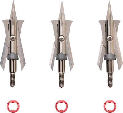 RAGE EXPANDABLE BROADHEADS BLACK SERIES TRYPAN 100GR 2-BLADE 3/PK