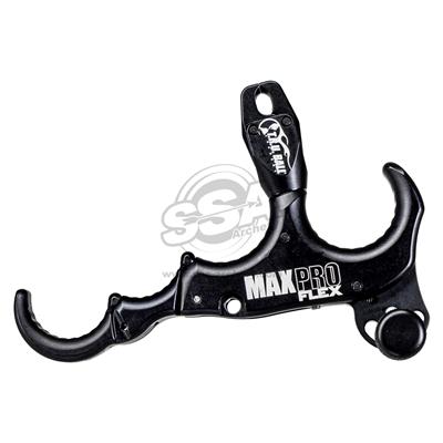 TRU BALL HAND STYLE MAX PRO FLEX THUMB 4-FINGER RELEASE WITH LANYARD BLACK