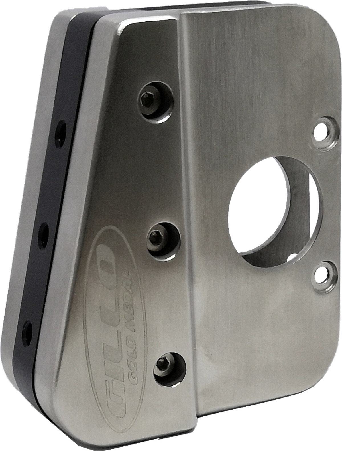 GILLO G4 Barebow (Blankbogen) Abdeckung 2x Edelstahl-Seiten, Mittelteil Aluminium - Image 3