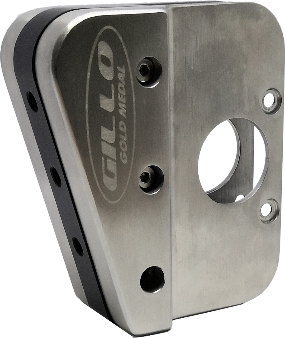 GILLO G4 Barebow (Blankbogen) Abdeckung 2x Edelstahl-Seiten, Mittelteil Aluminium - Image 4